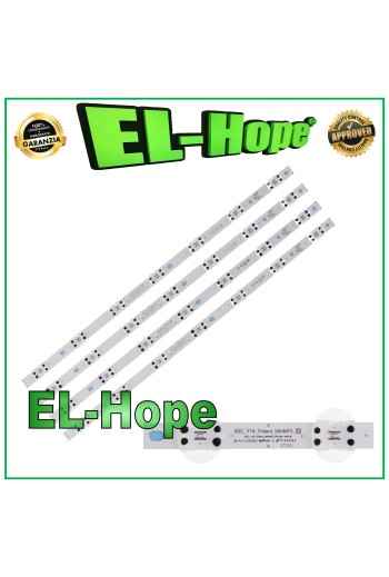 KIT DE 4 BARRAS DE 7 TIRAS LED PARA TV LG DE 50 SSC_Y19_Trident_50UM73_S 50UM7450PLA